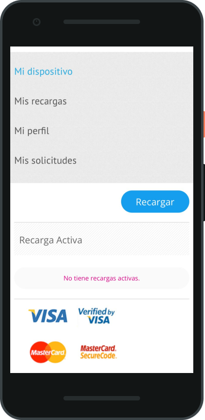 Pantalla olo, entra a mi dispositivo